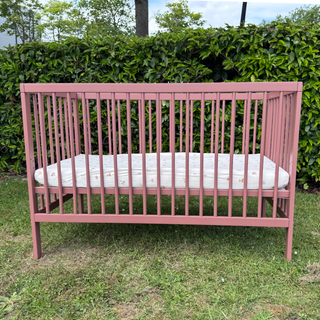 Mini Cot Bed - Dusty Rose (120x60) Solid beechwood