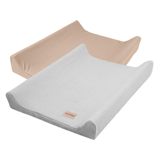 2 Pack Covers for Cot Top Changing Mat | (140x70 cots) - Mokee