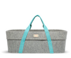 WoolNest Moses Basket - Azure Drop