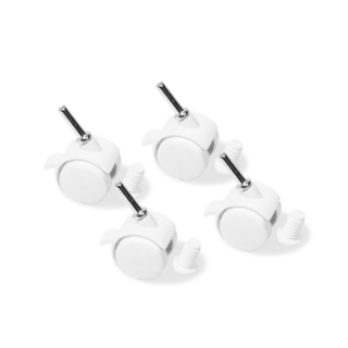 Set of Cot Swivel Castor Wheels - Mokee