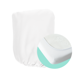 2 Pack Cot Bed Mattress Protectors | 140x70 | White Waterproof - Mokee