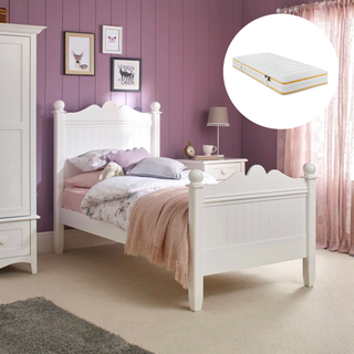 Princess Single Bed with Jay-Be® Bio Fresh Pocket Sprung Mattress - Mokee