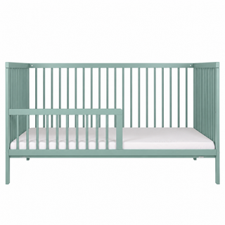 Midi Cot Bed (120x60) Toddler Safety Rail Conversion Kit - Stone Teal - Mokee