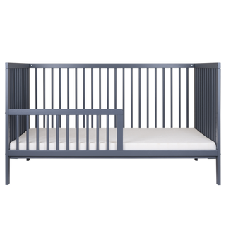 Midi Cot Bed (140x70) Toddler Safety Rail Conversion Kit - Stone Blue - Mokee